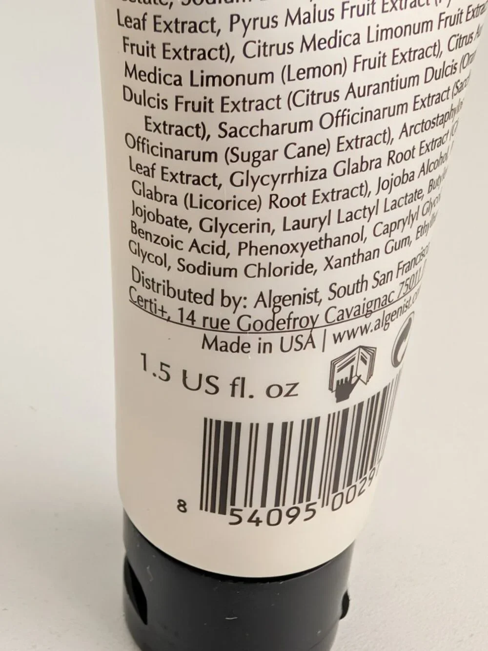 Algenist Gentle Rejuvenating Facial Cleanser w Alguronic Acid 1.5 oz SEALED